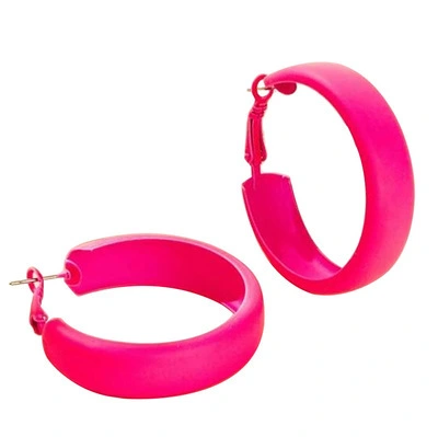 Hoop Earrings for Women Chunky Colored Earrings Party Accessories