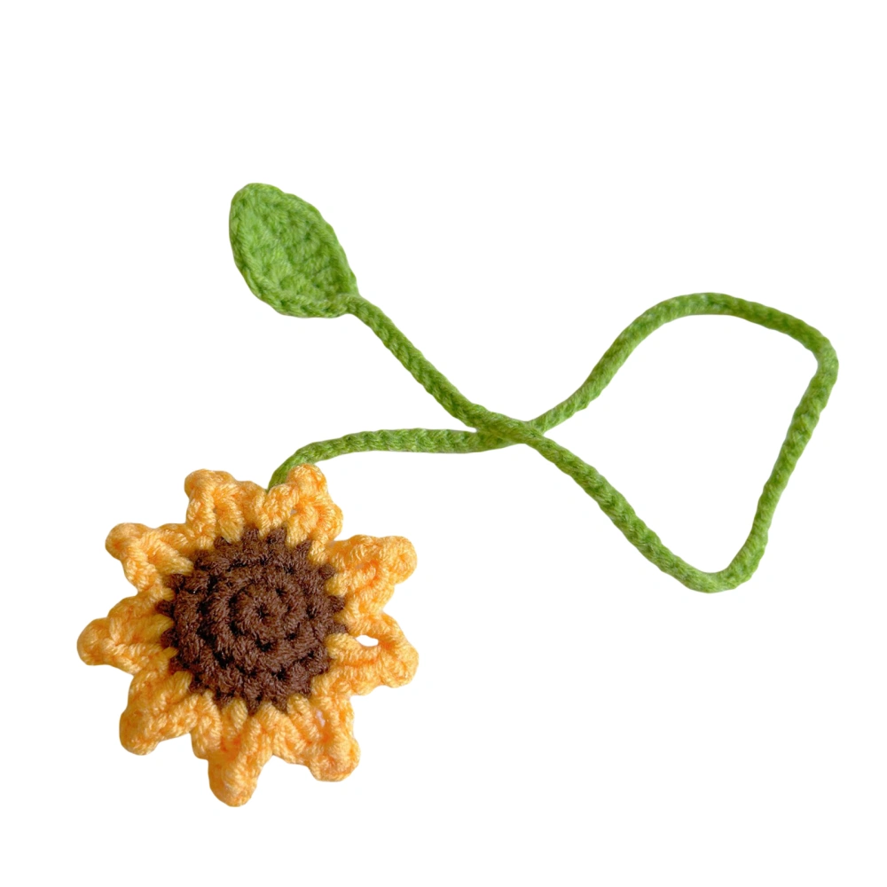 Crochet Sunflower Daisy Curtain Tiebacks Boho Drapery Holdback