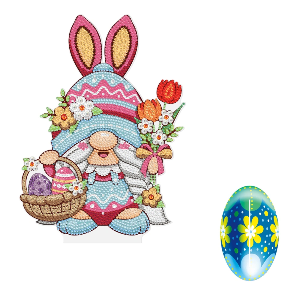 Easter Bunny Diamond Painting Desktop Ornaments for Home Office