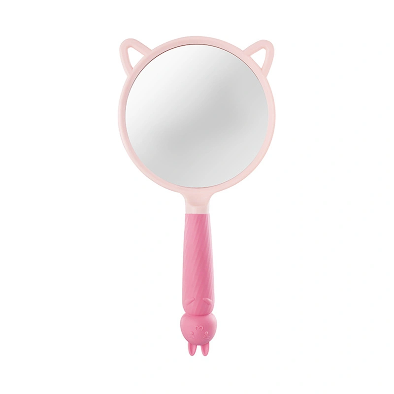 Handheld Mirror, Cute Mouse Rabbit Portable Lightweight Makeup Mirror