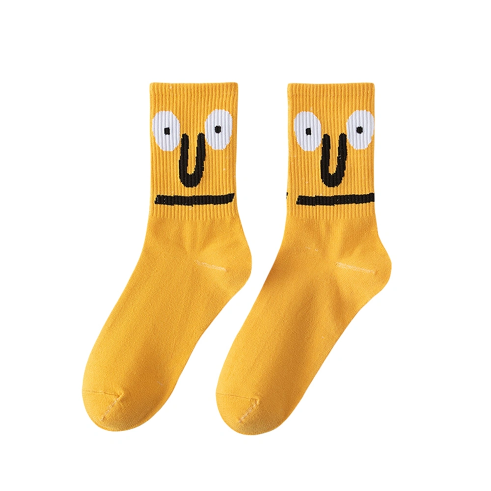 Women Men Funny Crew Socks Fun Personality Expression Emotions Socks