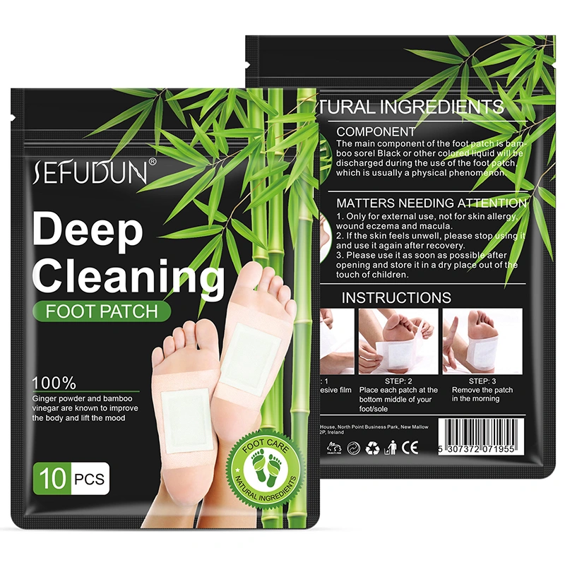Detox Foot Pads Deep Cleansing Foot Patches Natural Ginger Sheets