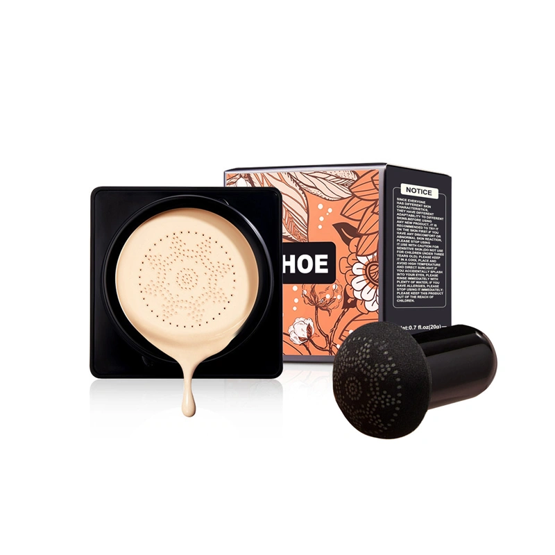 Mushroom Head Air Cushion BB Cream with Mushroom Makeup Sponge