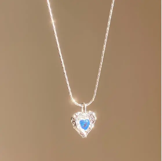 Heart Necklace Valentine's Day Alloy Neck Jewelry Party Accessories