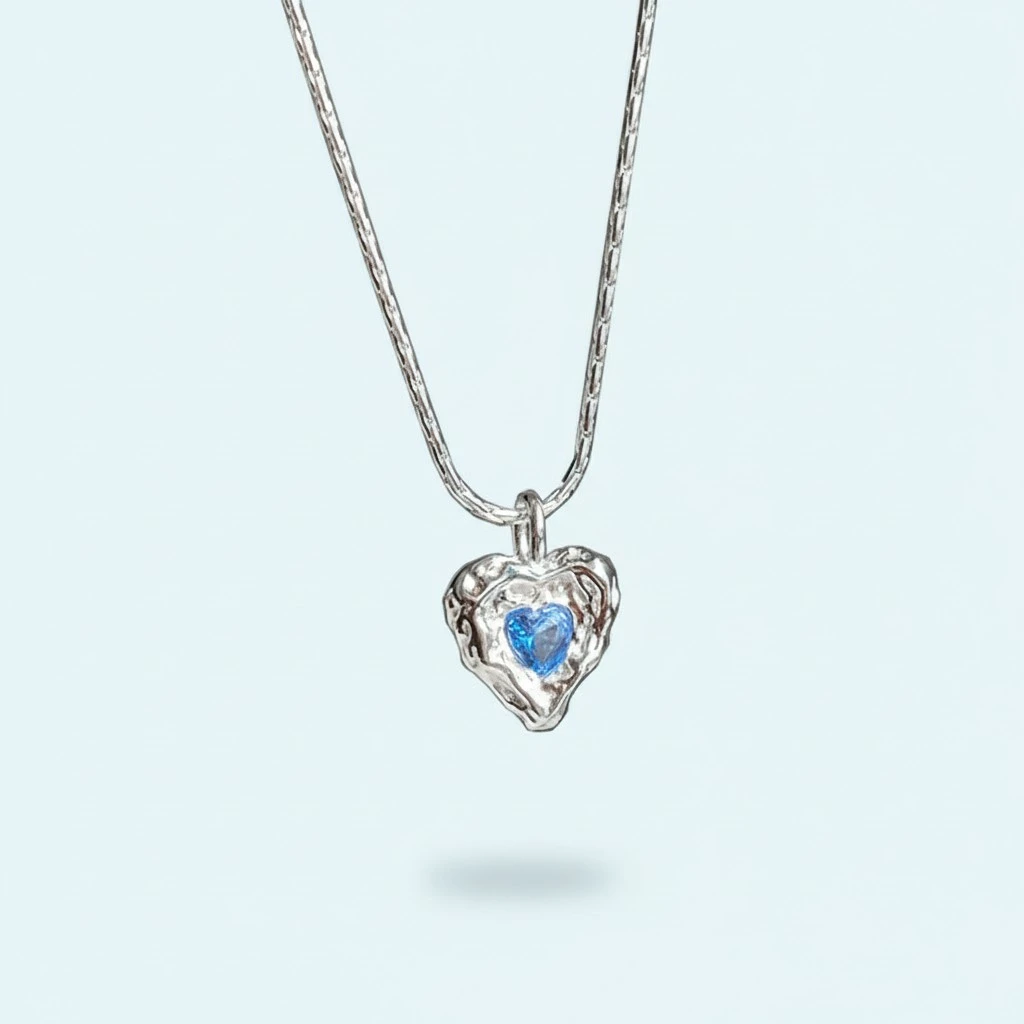 Heart Necklace Valentine's Day Alloy Neck Jewelry Party Accessories