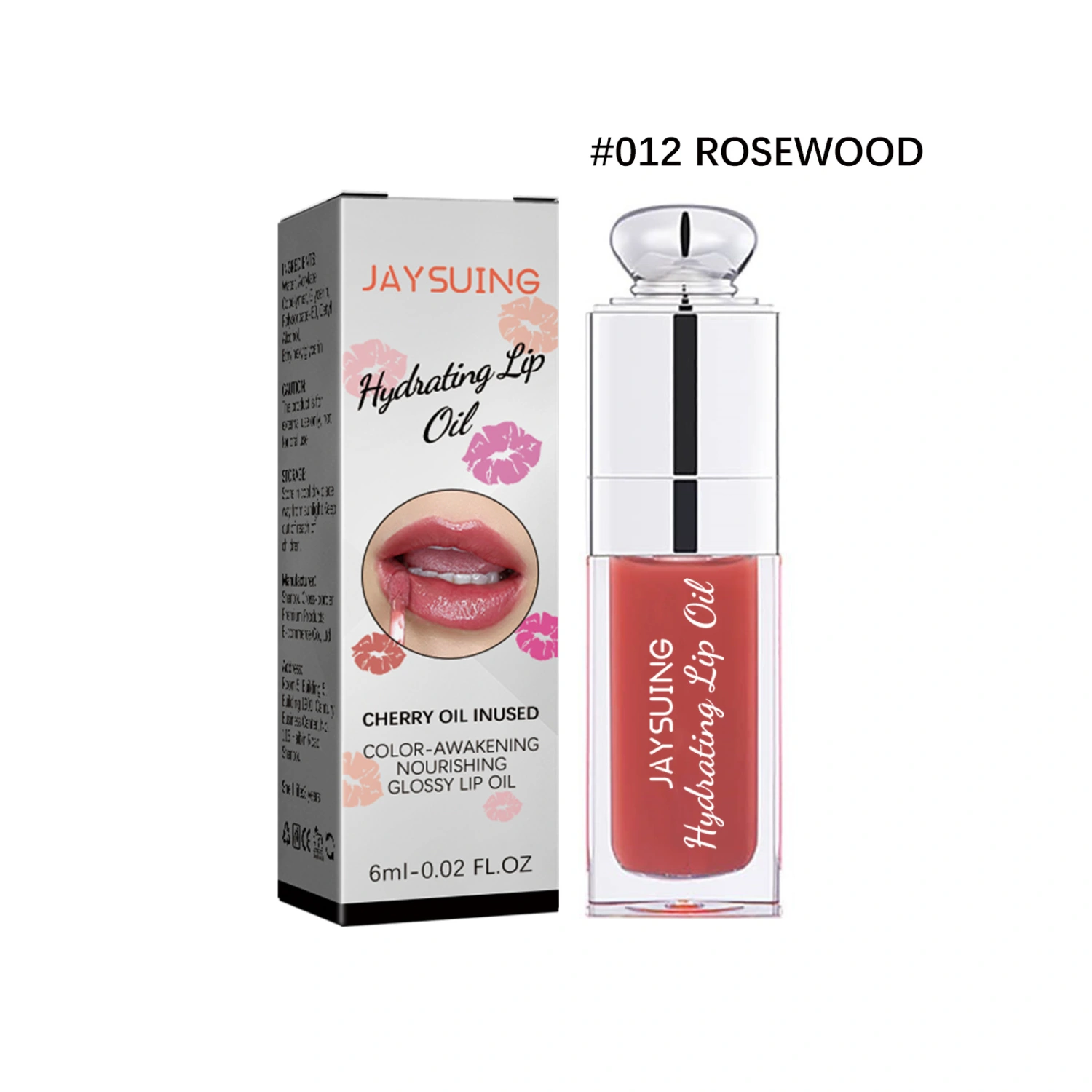 Hydrating Lip Oil Moisturizing Lip Glaze Plumper Tinted Lip Glow Oil