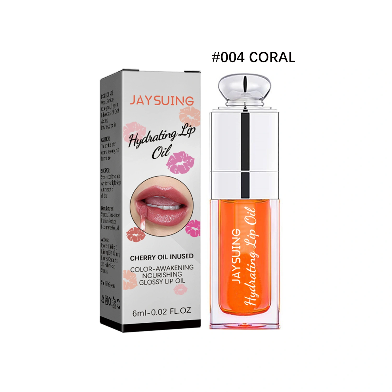 Hydrating Lip Oil Moisturizing Lip Glaze Plumper Tinted Lip Glow Oil