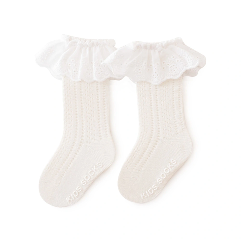 Baby Girls Dress Socks Cute Ruffle Princess Socks Breathable Crew Sock