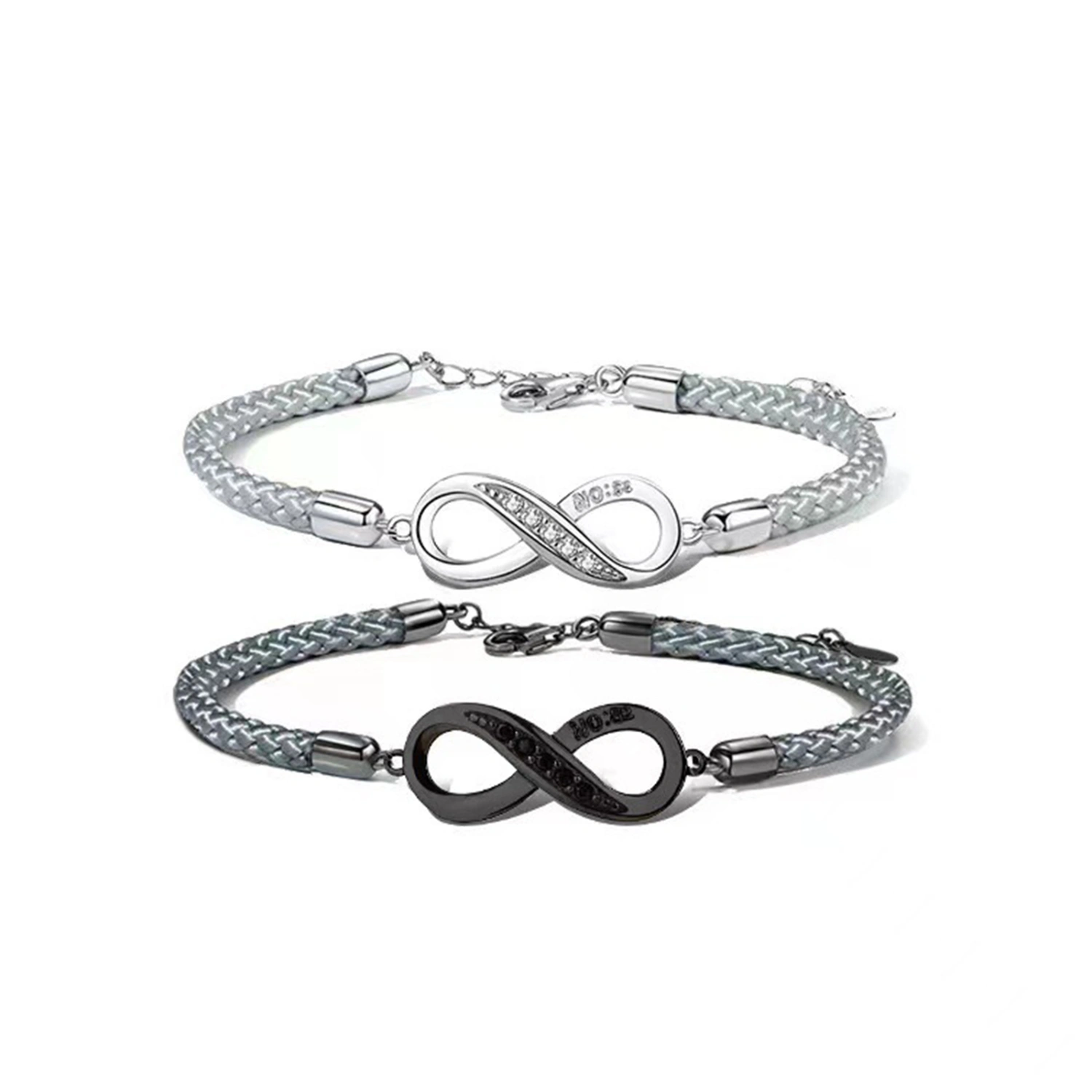 Matching Bracelet for Couples, Mobius His and Hers Bracelets