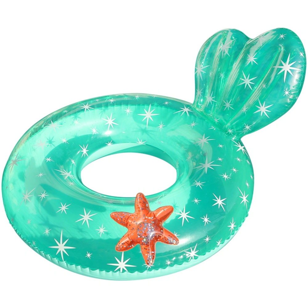 Inflatable Mermaid Pool Floats Large Tail Floating Swimming Rings