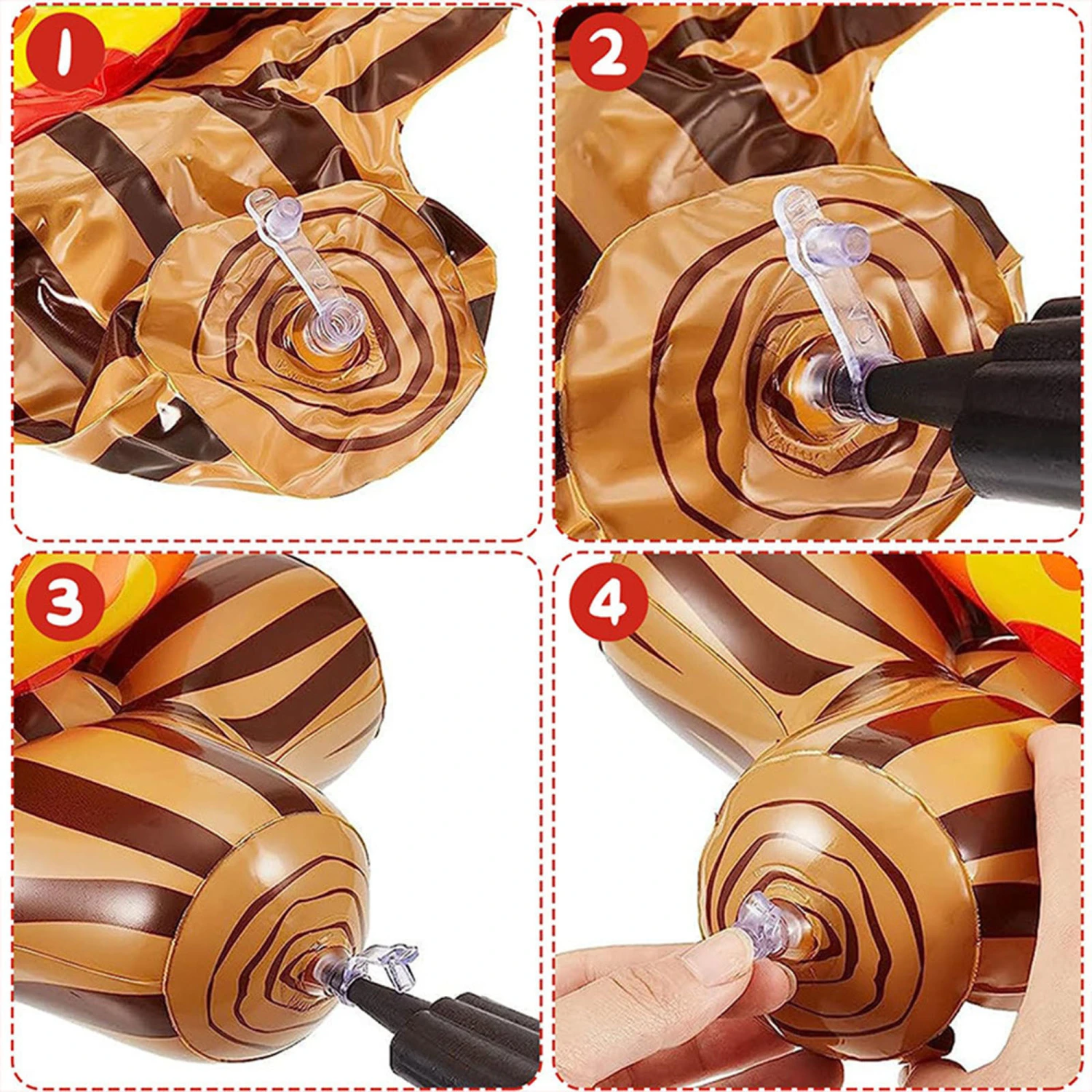 Inflatable Fake Campfire Camping Props Bonfire Party Campfire Decor