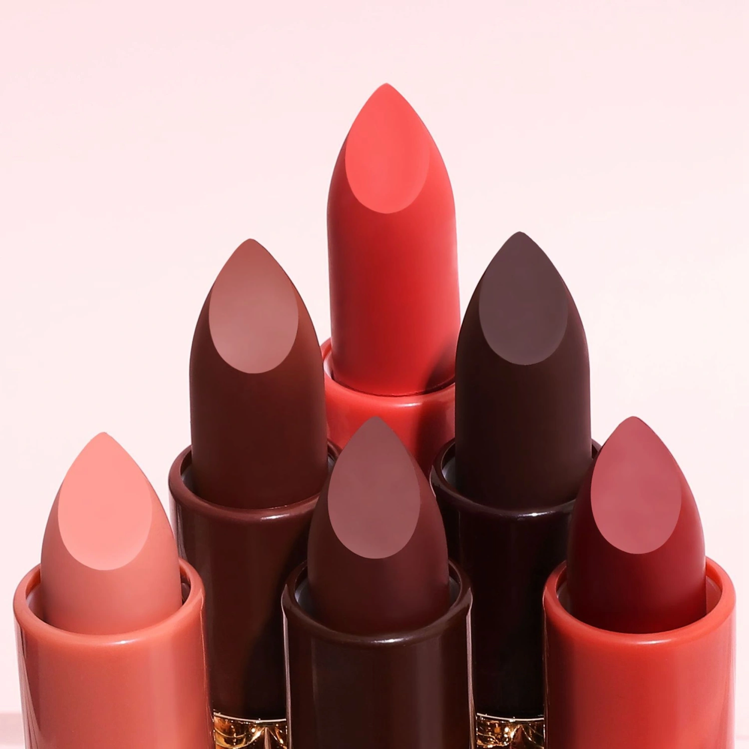 6Pcs Matte Lipstick Set Long Lasting Waterproof Non-Stick Cup