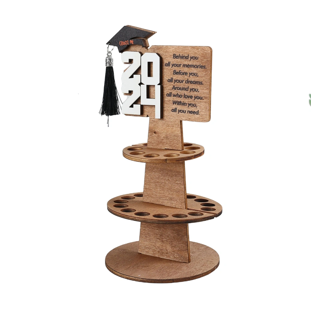 2024 Graduation Money Holder, Tiered Desktop Cash Holder Party Gift