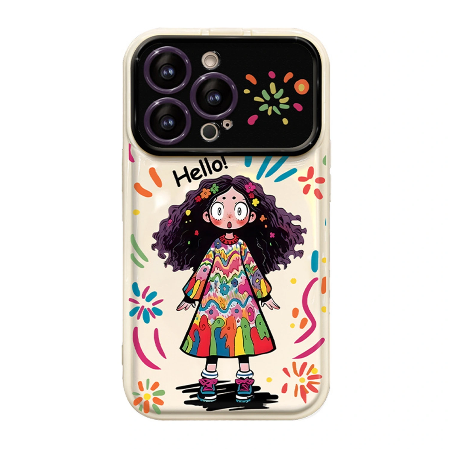 Cartoon Case Shockproof Protective Case for iPhone 13 14 15 Series