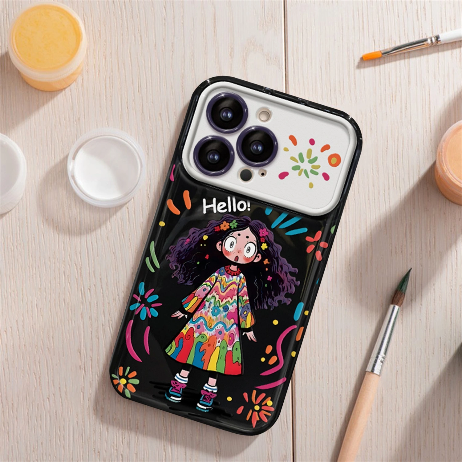 Cartoon Case Shockproof Protective Case for iPhone 13 14 15 Series