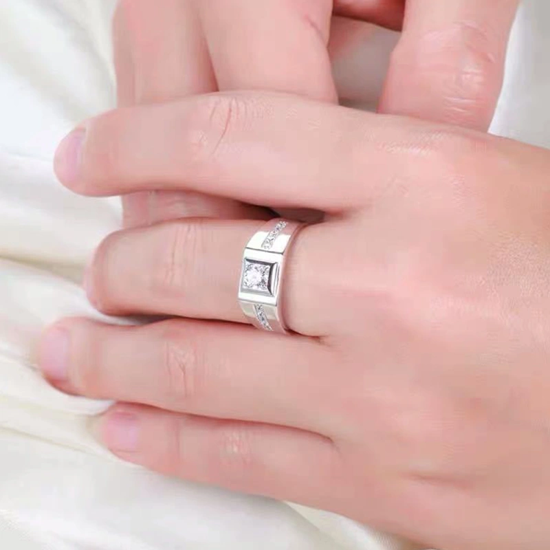 Couples Heart-shaped Ring, Adjustable Open Ring, Ring Jewelry Gifts