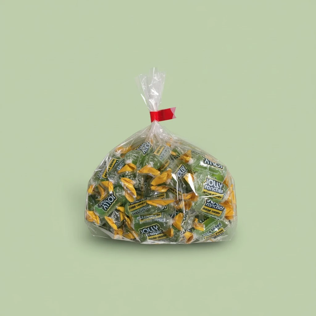 TastySpot 1 lb bagged Green Apple Jolly Rancher hard candy - entirely Apple flavor