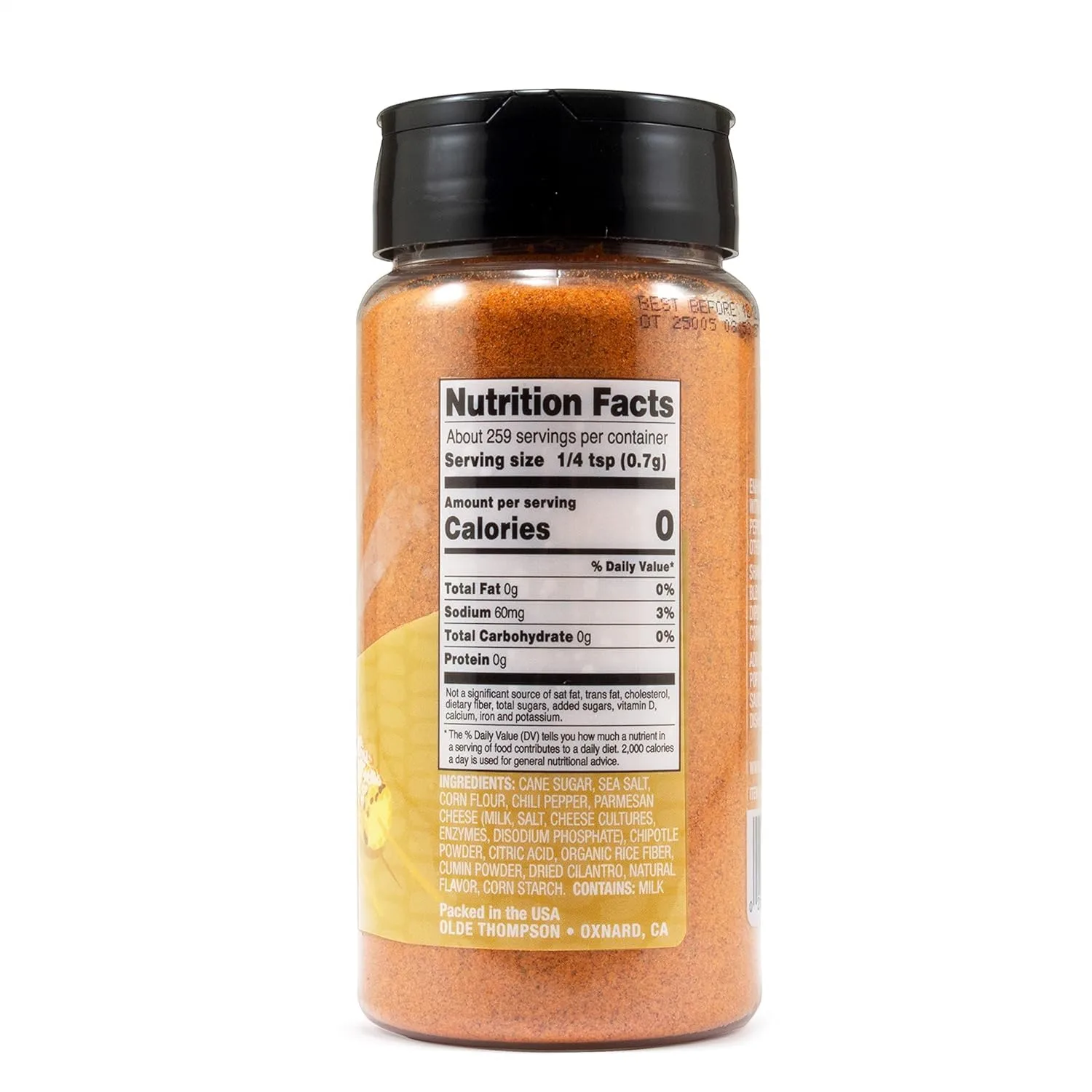 Olde Thompson Elote Seasoning, Sweet Corn Flavor with Chili And Parmesan, 6.4 Ounce