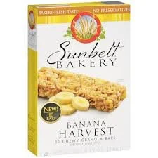 Sunbelt Bakery Banana Oat Chewy Granola Bars, 30 Count