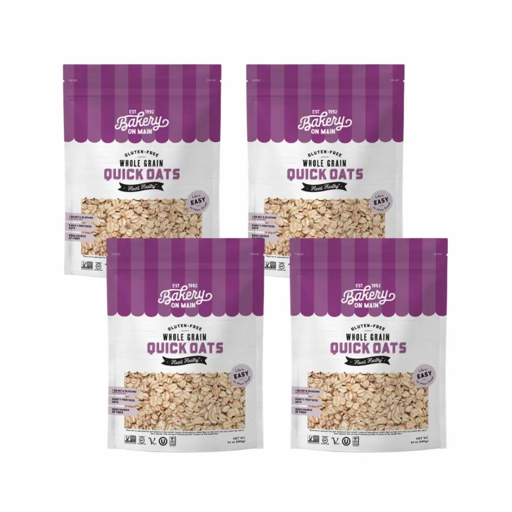 Bakery On Main Quick Oats Cereal, Gluten Free, 24 Ounces (Pack Of 4)