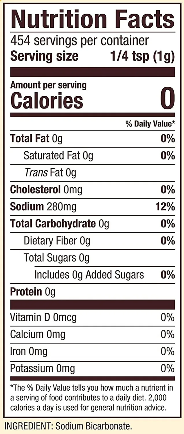 Bob's Red Mill Baking Soda, 16 Oz (Pack of 2)