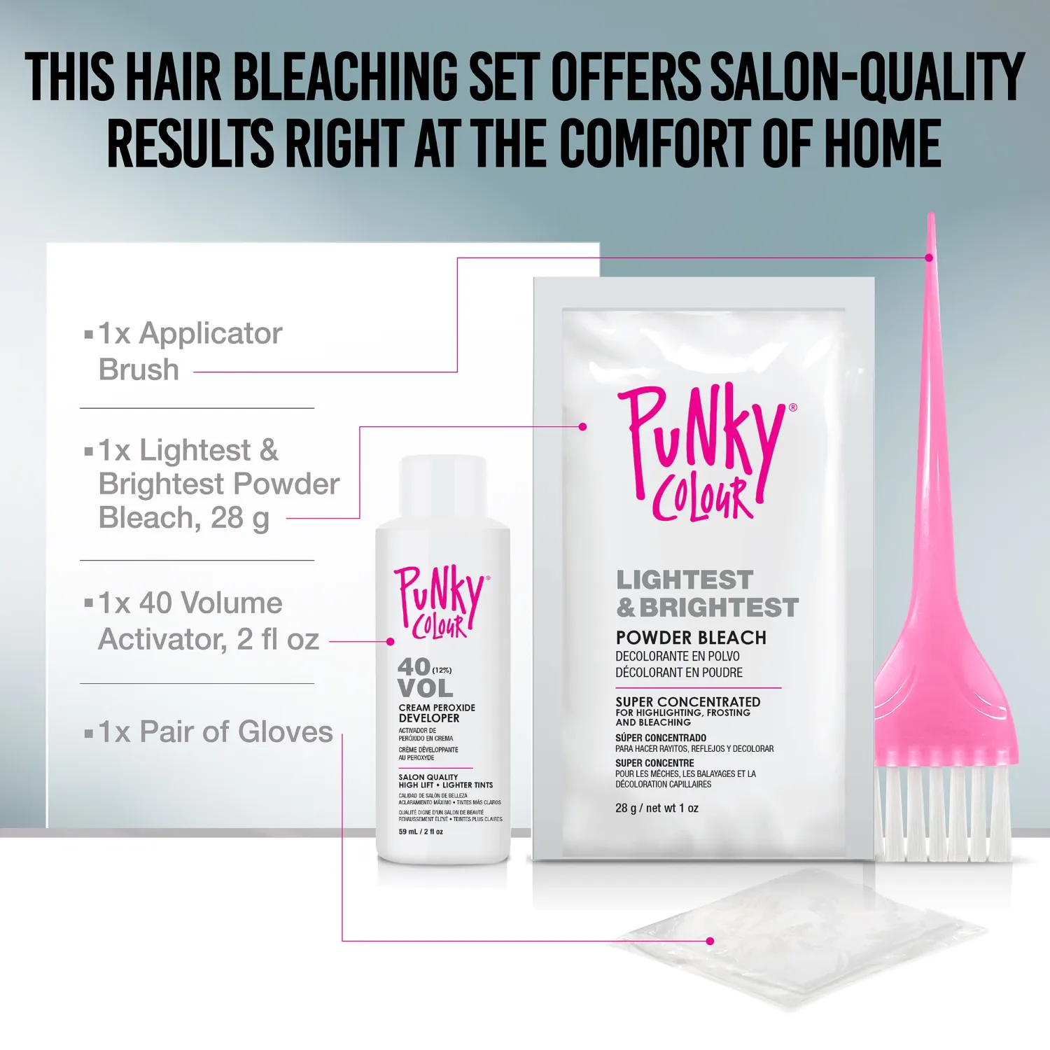 Punky Colour Lightning Fast 40 Vol Bleach Kit