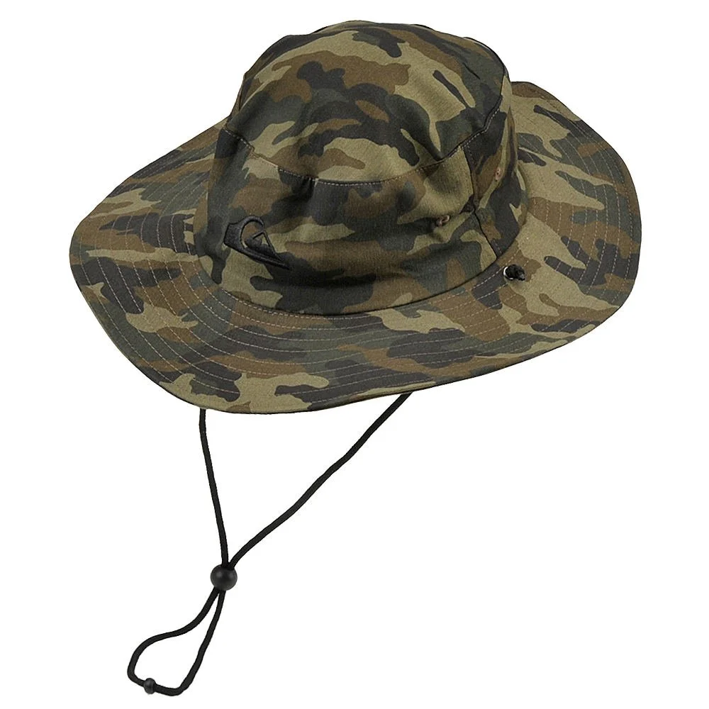 Quiksilver Men's Bushmaster Sun Protection Floppy Visor Bucket Hat