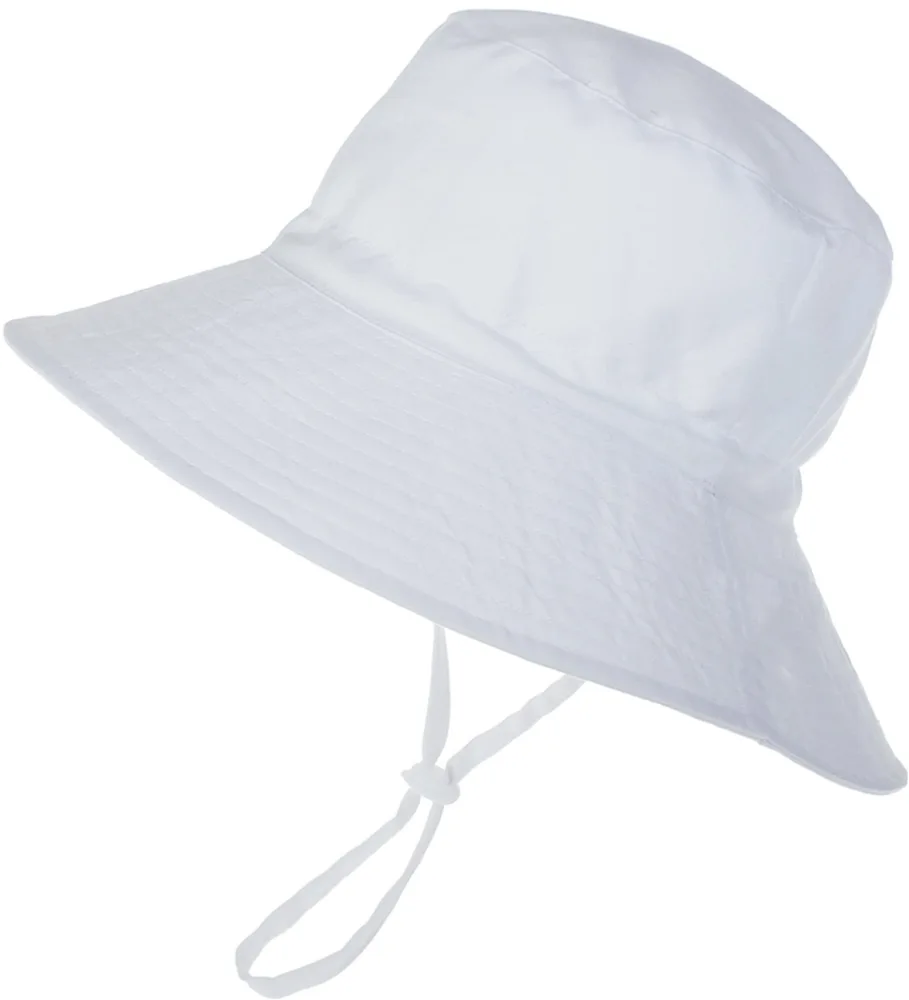 Baby Sun Hat UPF 50+ Sun Protective Toddler Bucket Hat Summer Kids Beach Hats Wide Brim Outdoor Play Hat for Boys Girls