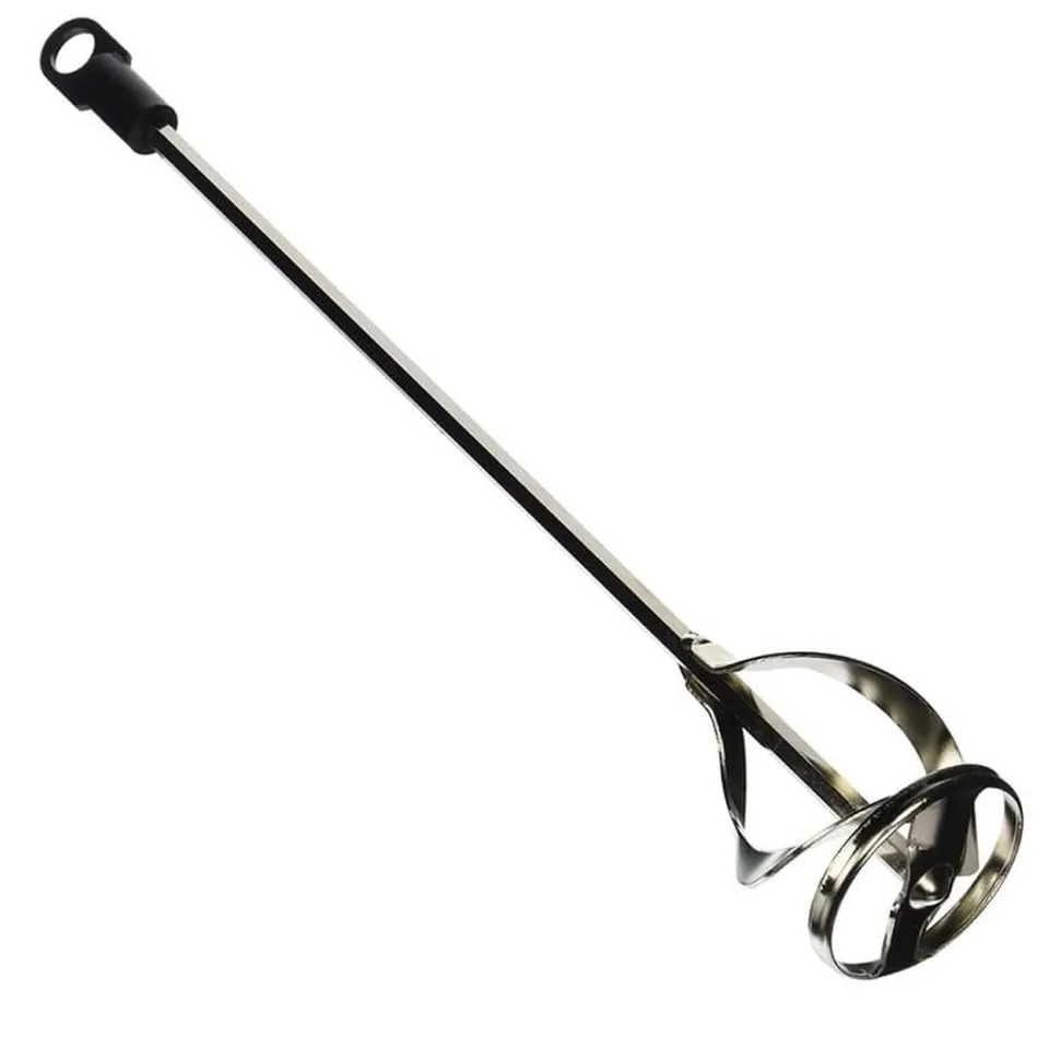 Edward Tools Paint and Mud Mixer for drill in 1 to 5 gallon buckets - Fits all standard drills - Zinc plated steel - Reinforced weld - Hex head for non slip - Easy to clean - Paint mixer attachment