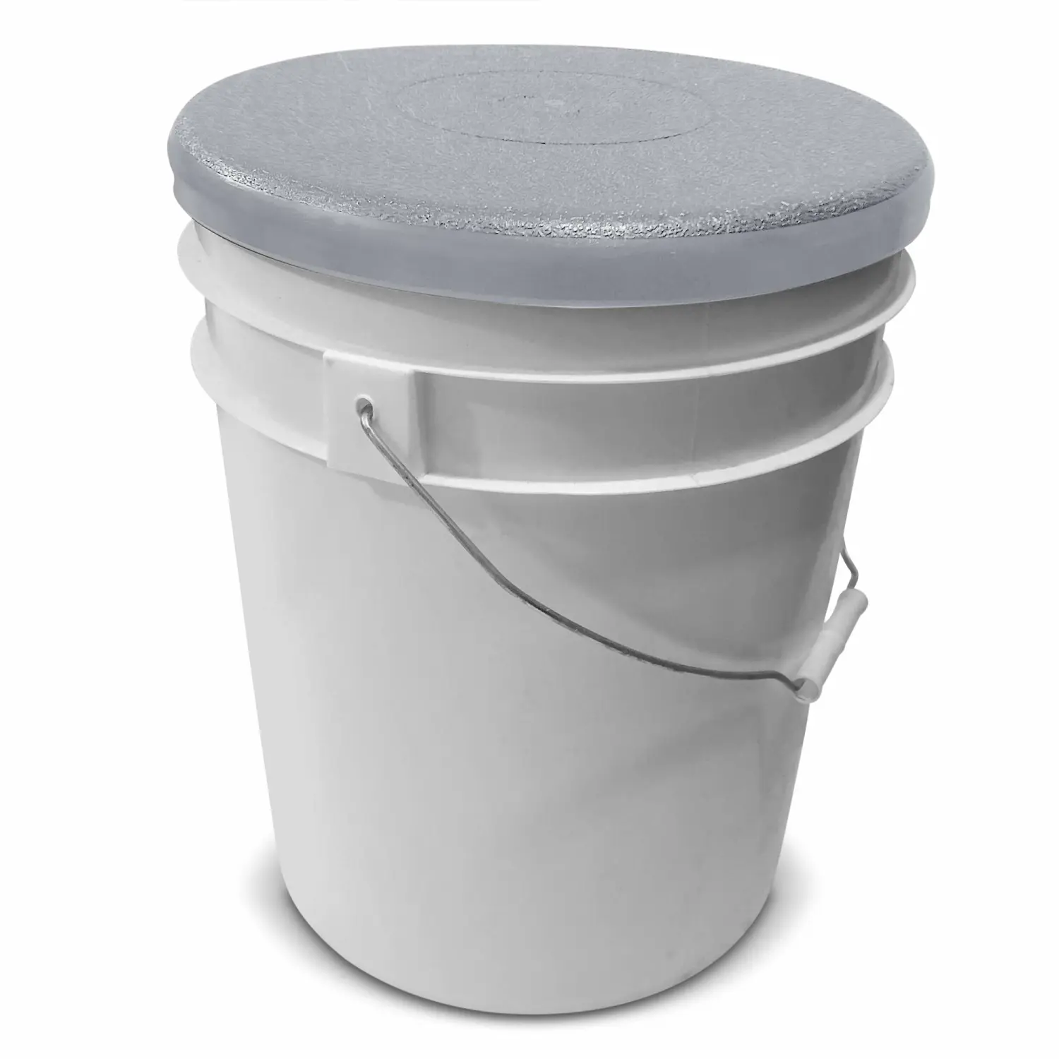 White Bucket Lid Seat-by Bucket Lidz