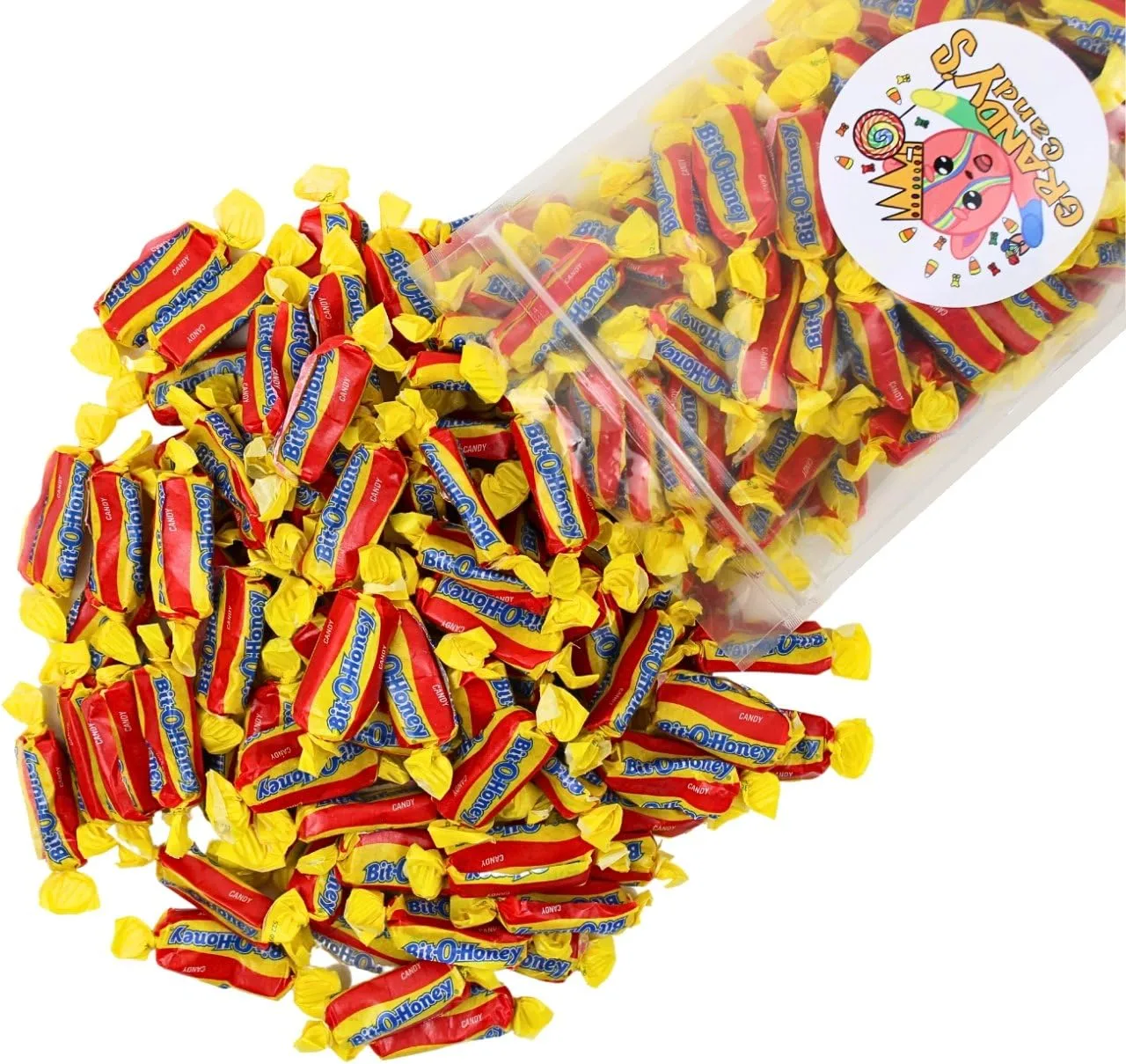 Honey Candy-Bit O Honey-Grandys Candys Nostalgic Taffy- Perfect for Throwback Parties (1 Lb)