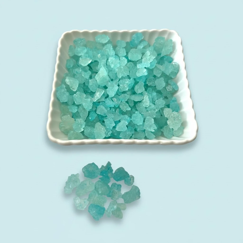 SweetGlob Old Fashioned Large Rock Sugar Candy Gems, Lump Sugar Rock Crystals (Cotton Candy, 1 Pound)