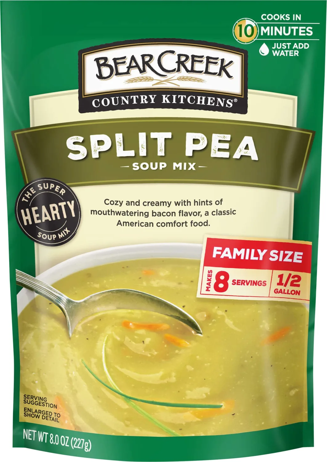 Bear Creek Soup Mix, Split Pea, 8.0 Ounce