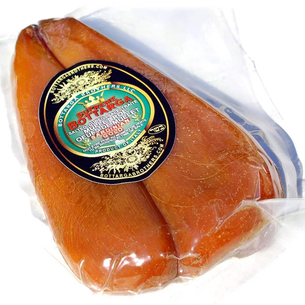 "Sardinian Gold" - Authentic Sardinian Bottarga/Kosher - Approx. 2.98oz