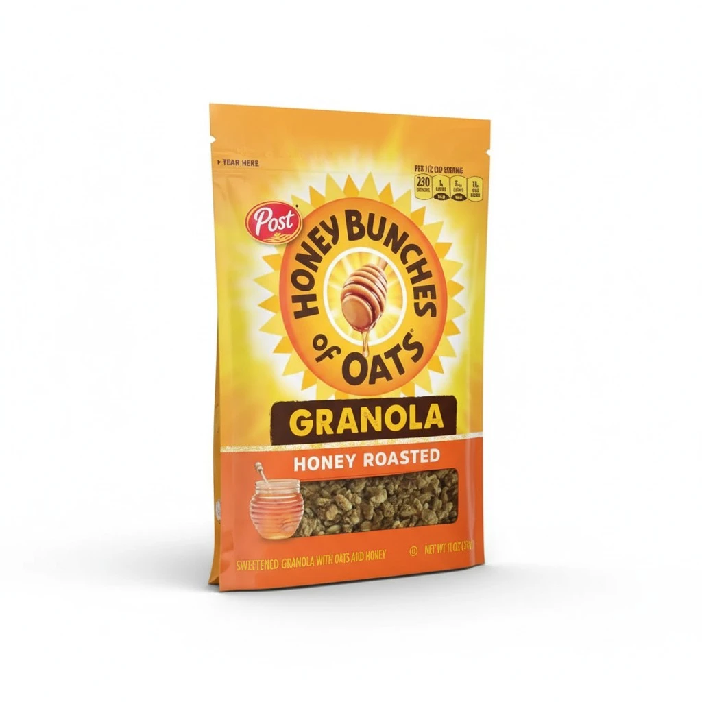 Honey Bunches of Oats Honey Roasted Granola Cereal, 11 OZ Bag (Pack of 5)