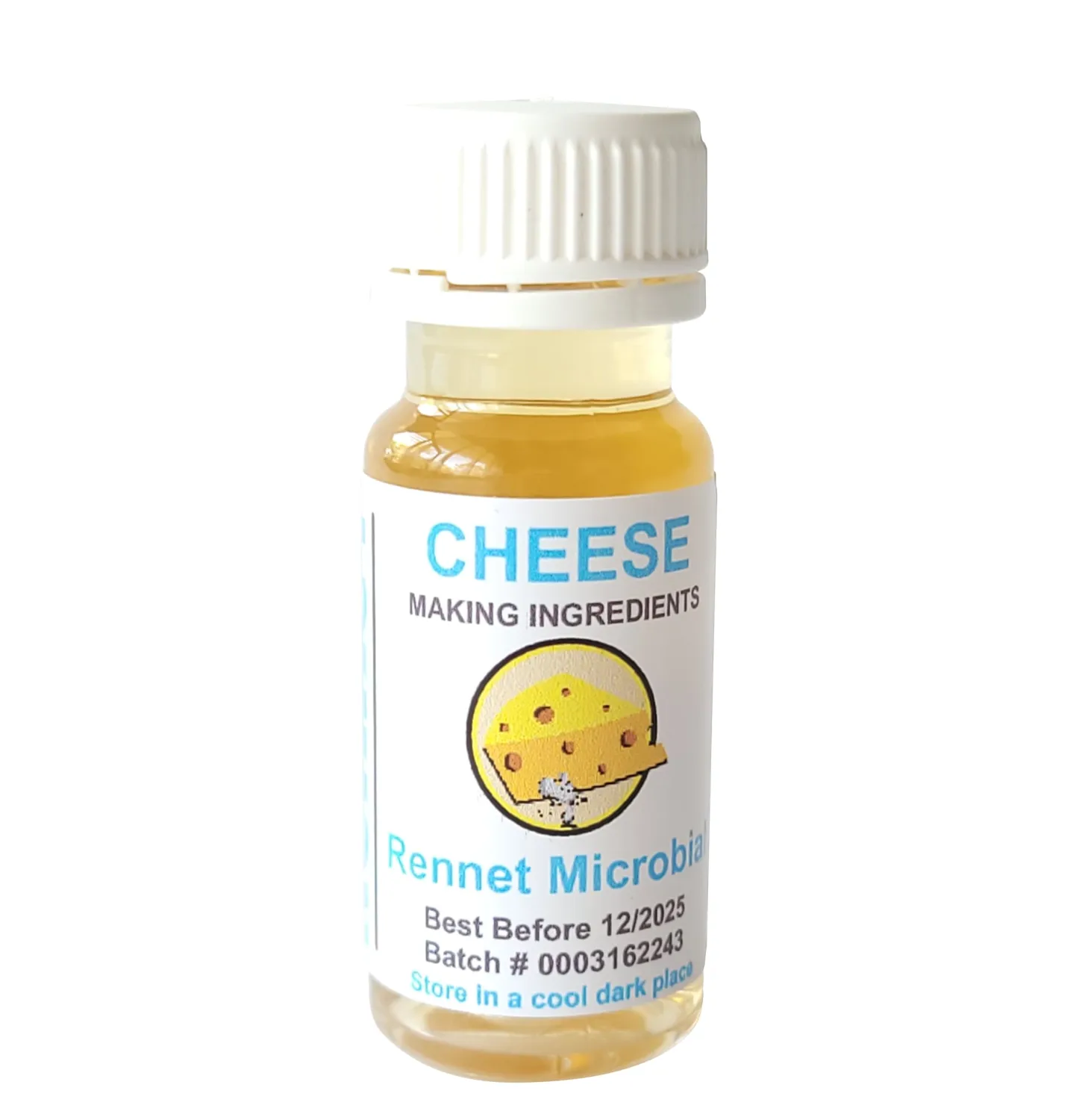 Vegetal Rennet Microbial 10ml - Cheese Coagulant