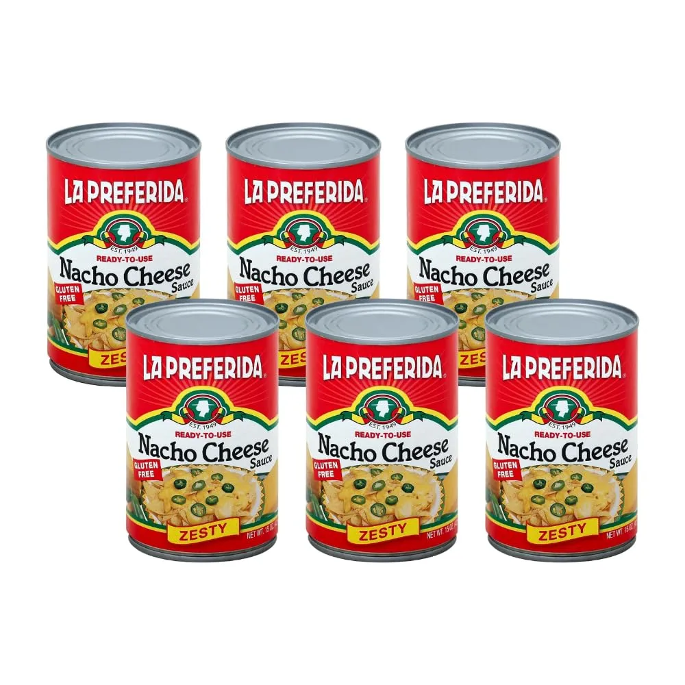 La Preferida Nacho Cheese Sauce, 6.6 lbs (6 Pound (Pack of 6))