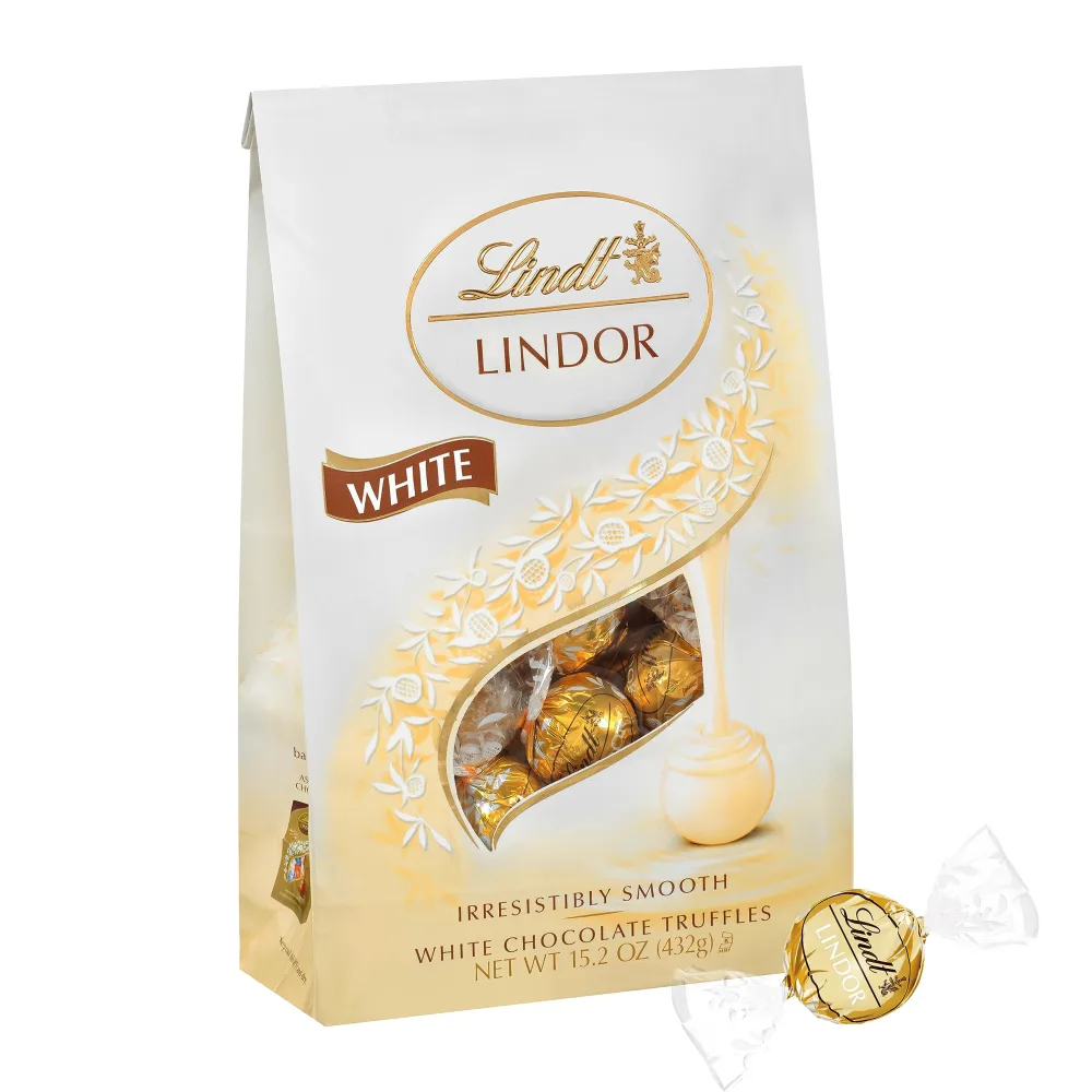 Lindor Shaped Ball Bag White