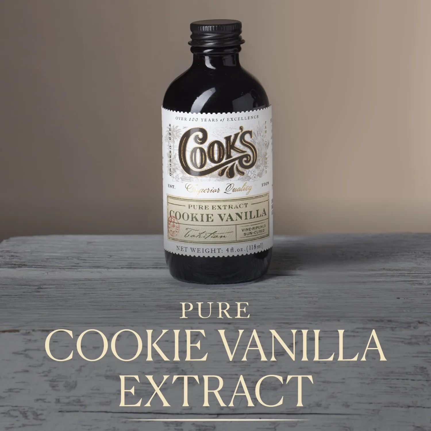 Cook's, Choice Premium Quality Pure Cookie Vanilla Extract, 4 oz
