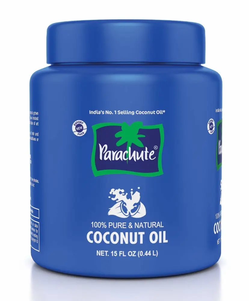 Parachute Coconut Oil| 100% Pure & Natural| Unrefined Coconut Oil| No Chemicals & Preservatives| Fresh Long Lasting Aroma| Untouched By Hands| 15 Fl Oz Jar