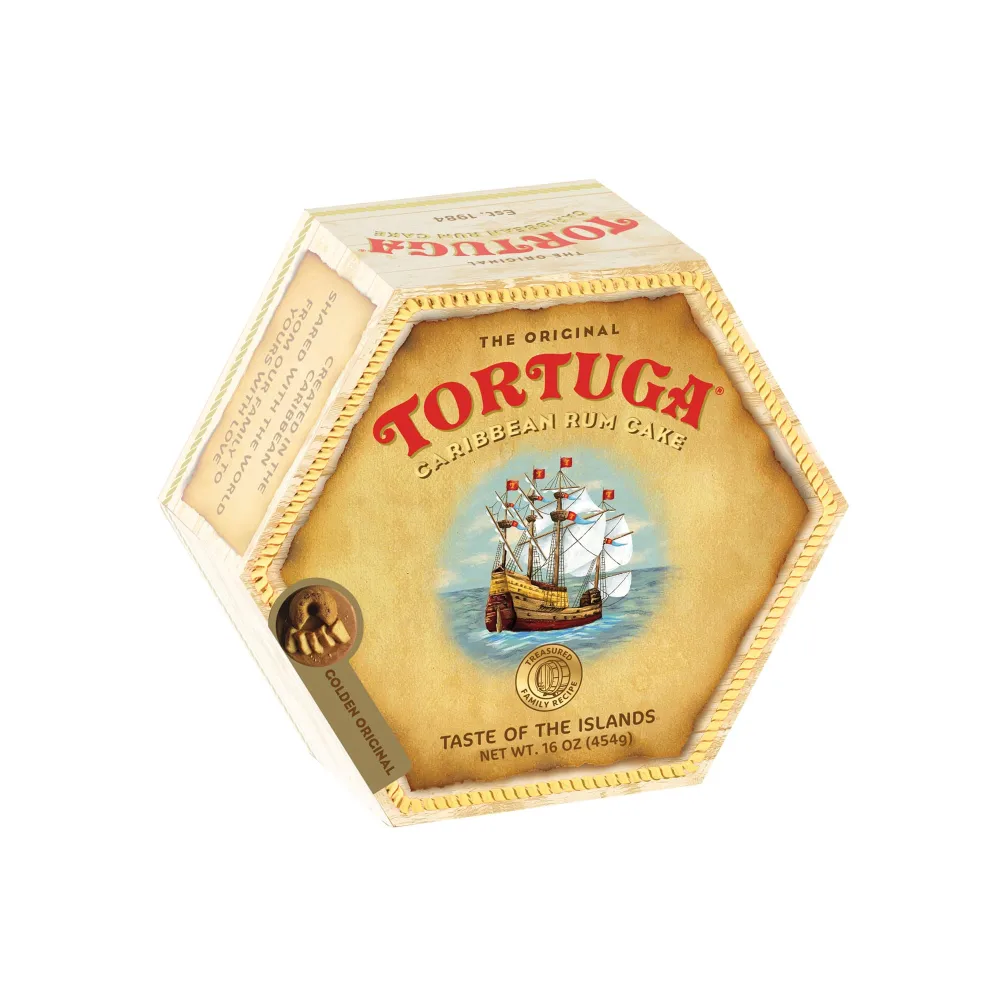 TORTUGA Caribbean Original Rum Cake with Walnuts - 16 oz Rum Cake 3 Pack - The Perfect Premium Gourmet Gift for Stocking Stuffers, Gift Baskets, and Christmas Gifts - Great Cakes for Delivery