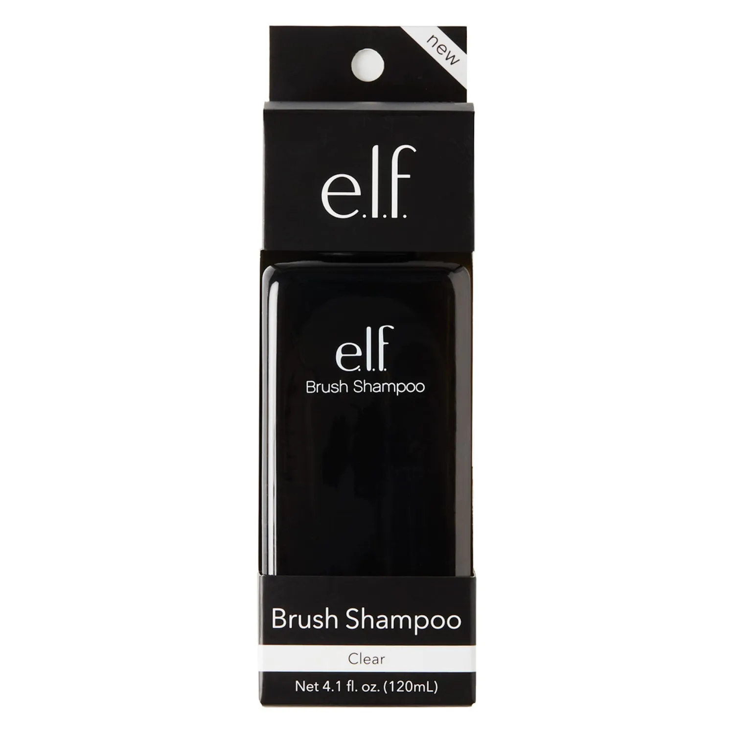 e.l.f. Makeup Brush Shampoo, Washes Away Dirt, Makeup, Oil & Debris & Conditions Bristles, Crafted For Daily Use, Vegan & Cruelty-Free, 4.1 Fl Oz