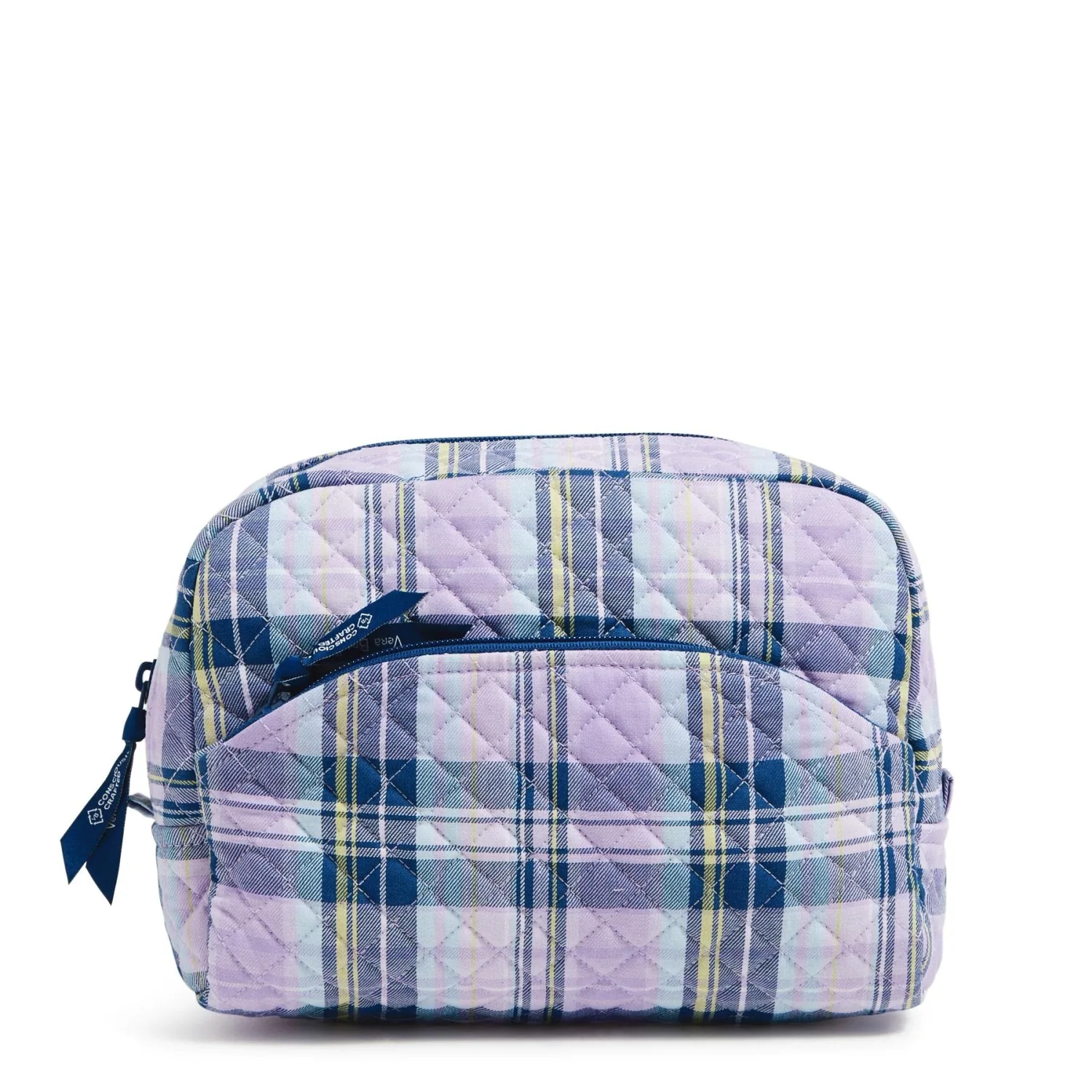 Vera Bradley Women's Cotton Large Cosmetic Makeup Organizer Bag
