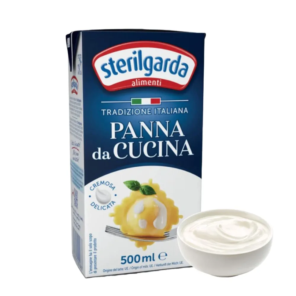 Sterilgarda Italian Cooking Cream | Panna da Cucina | 16.9 fl oz (500ml) - Pack of 1