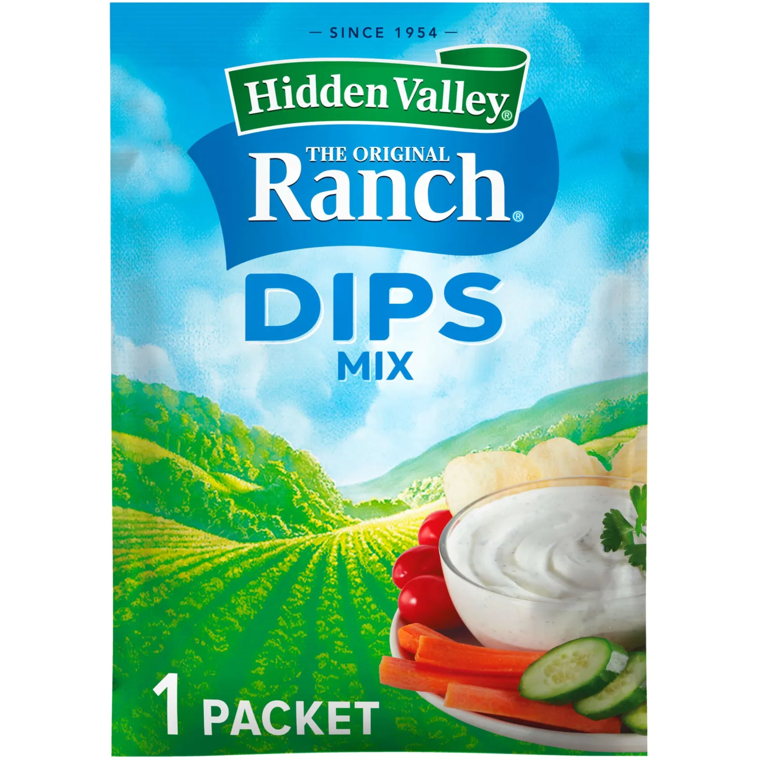 Hidden Valley Original Ranch Dips Mix, 1 Ounce Packet (Package May Vary)