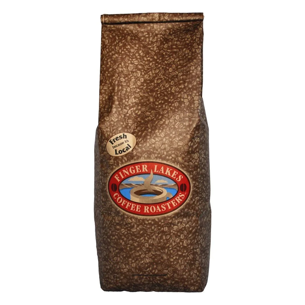 Finger Lakes Coffee Roasters, Egg Nog Decaf Coffee, Ground, 5-pound bag