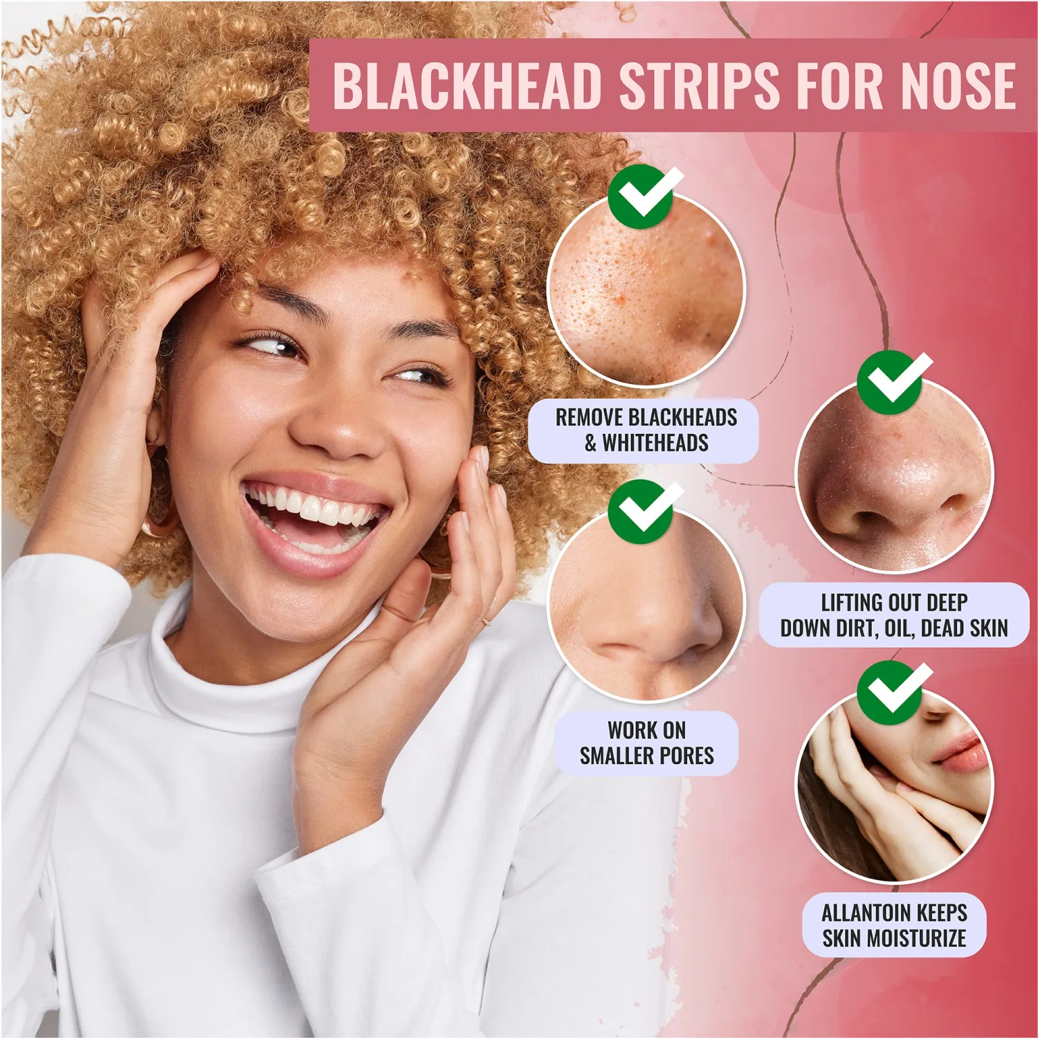 Look At Me Nose Pore Strips (2-Pack, 10 Nose Strips). Korean Skin Care Blackhead Remover with Aloe Vera. K Beauty Pore Cleaner and Pore Extractor. Acne Mask for Blackhead Removal. Adhesive Pore Mask.