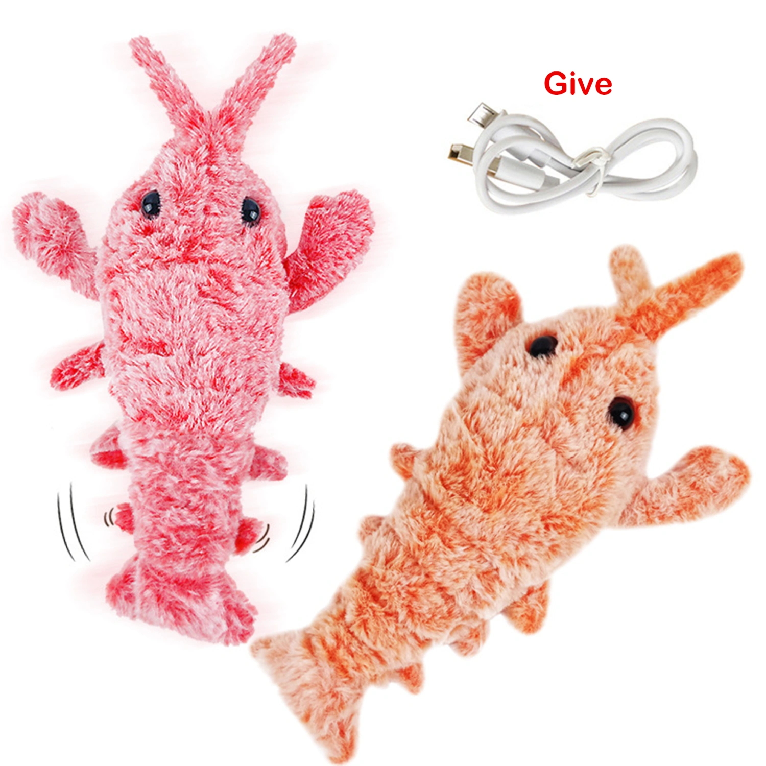 Electric Flopping Lobster Cat Toy Simulation Lobster Interactive Toy