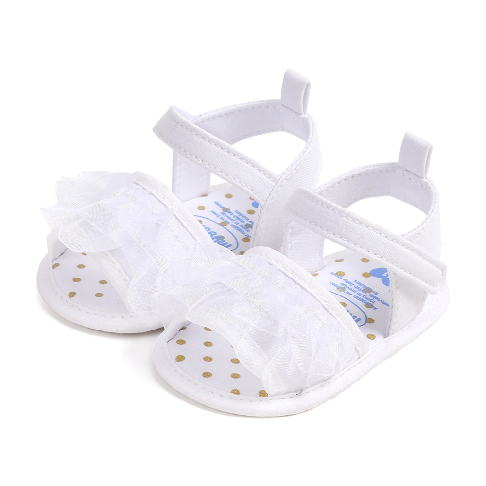 Baby Girls Open Toe Sandals Summer Layered Ruffles Princess Flats