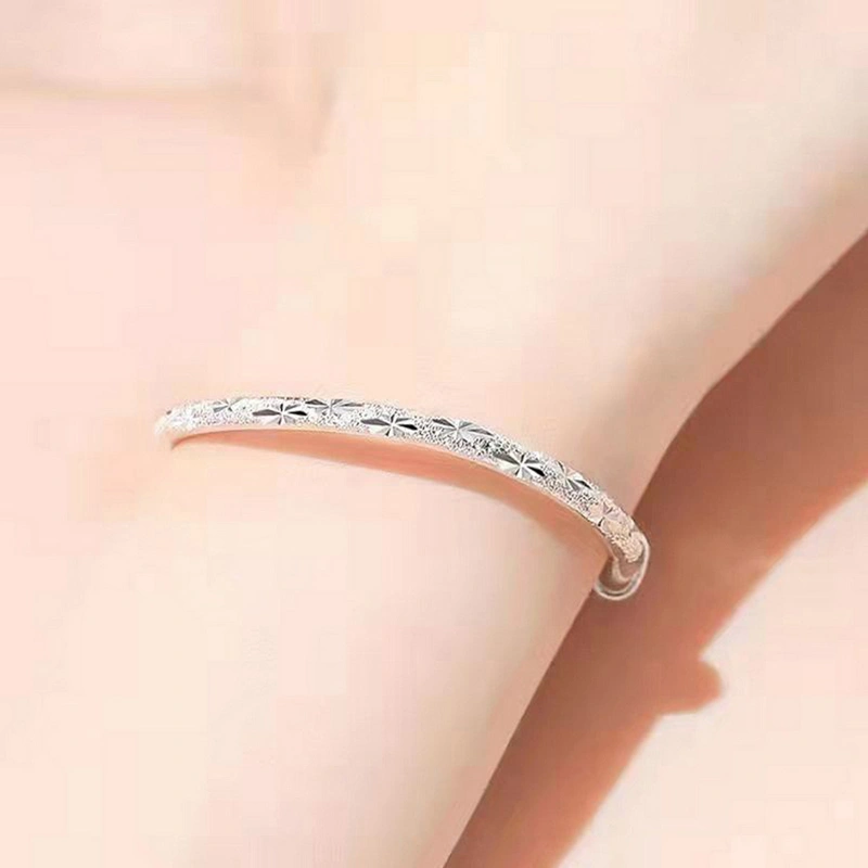 Women's Adjustable Bangle Thicken Luxury Sparkle Bracelet Jewelry